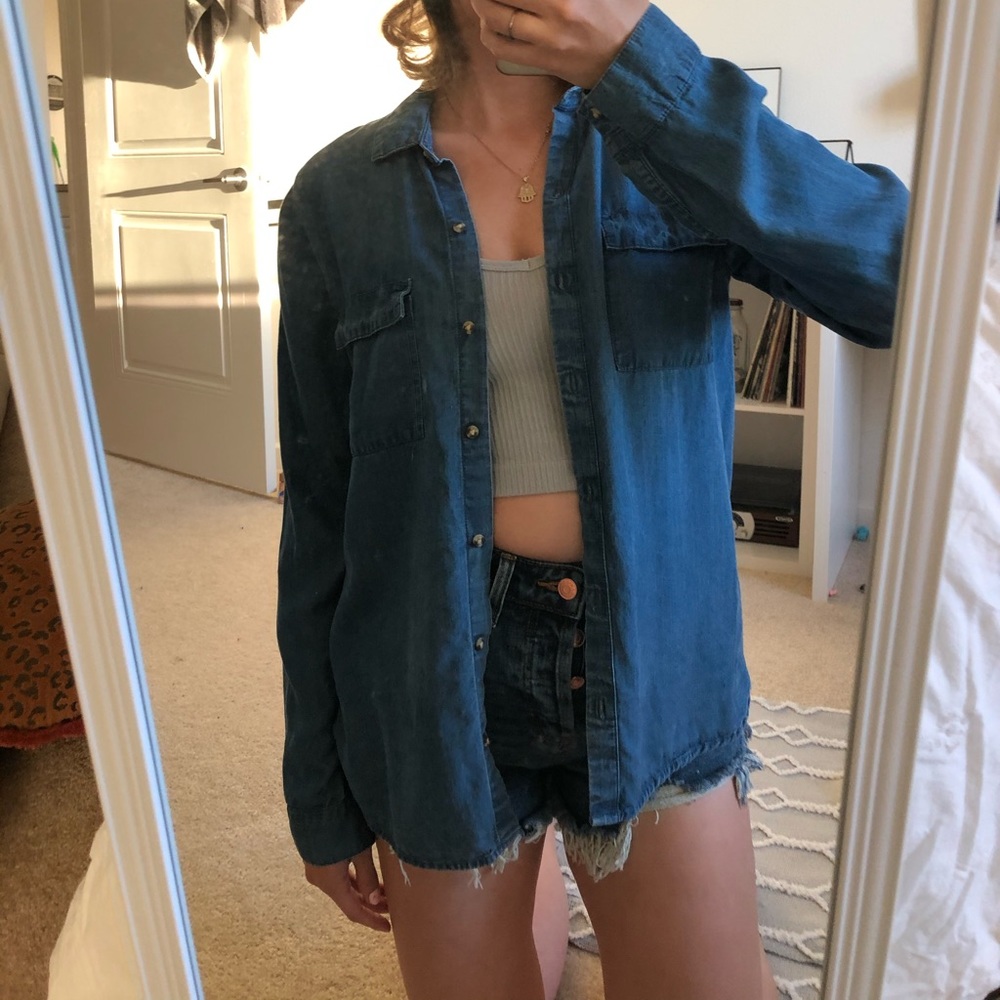 GAP Denim Blouse